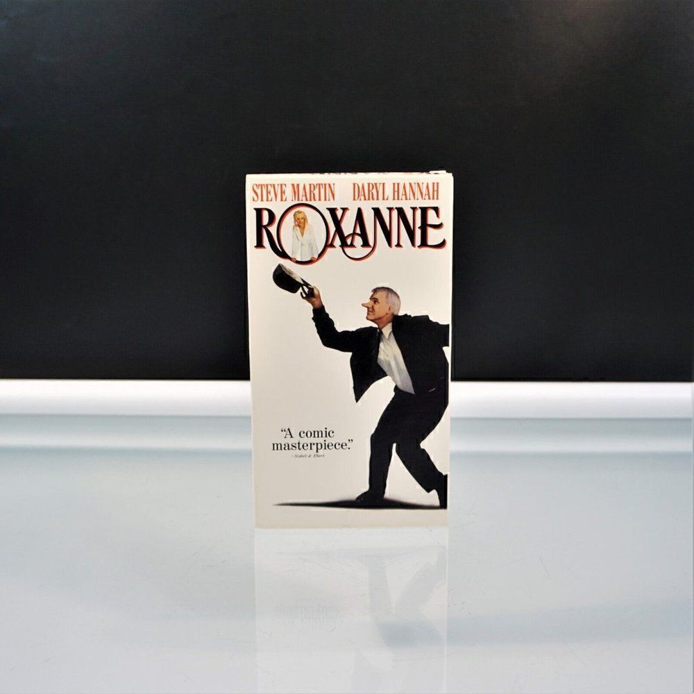 Roxanne VHS Tape 1987 Movie Steve Martin Daryl Hannah Comedy